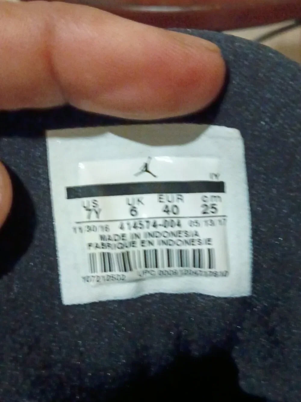 Nike Air Jordan Retro XIII 13 Bred 2017 414574-004 Grade School Size 7Y
